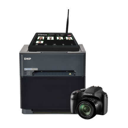 DNP IDW520 Passport and ID Photo Printer System with Panasonic FZ80 Camera