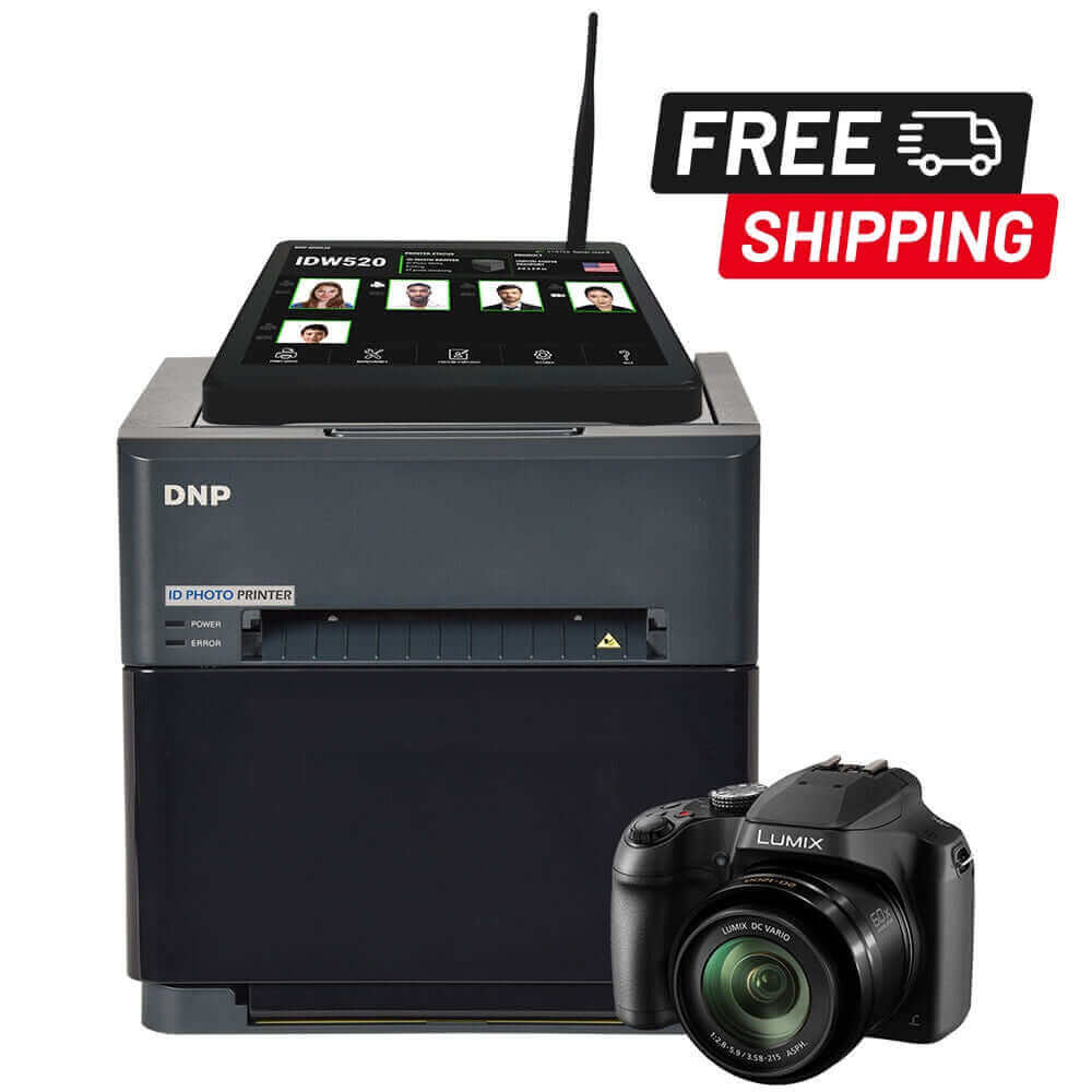 DNP IDW520 Passport and ID Photo Printer System with Camera, Free Shipping